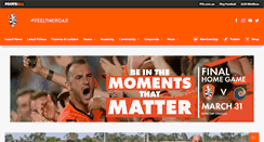 Desktop Screenshot of brisbaneroar.com.au